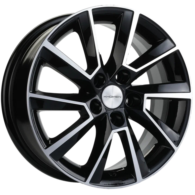 6x15/5x100 ET37 D54,1 KHW1507 (15) Black-FP