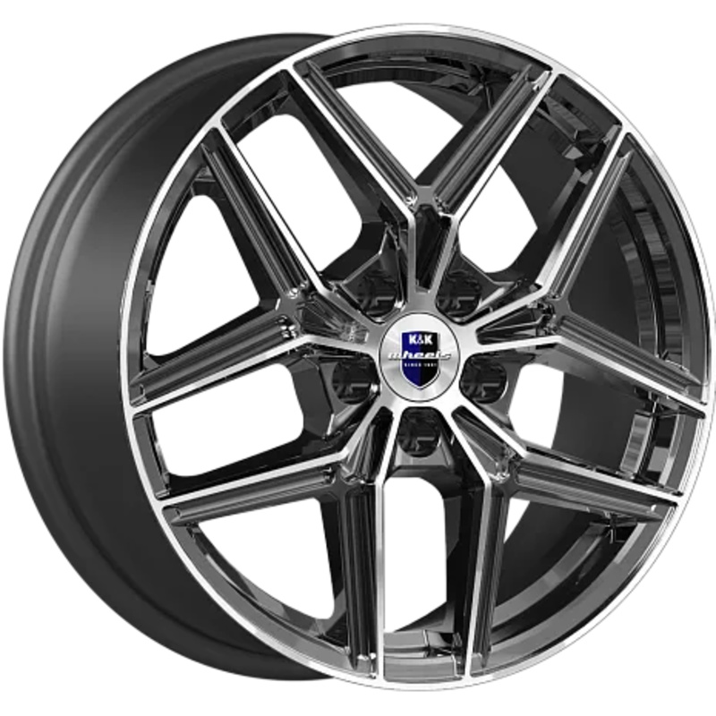 7x17/5x112 ET45 D66,6 Юнион (КС1025) Алмаз черный